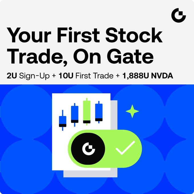 Gate Offers Signup and First-Trade Rewards for New Tokenized Stock Traders