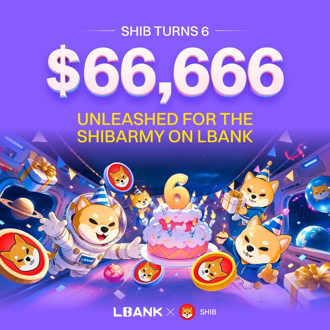 LBank Marks SHIB's 6th Anniversary With $66,666 Reward Pool