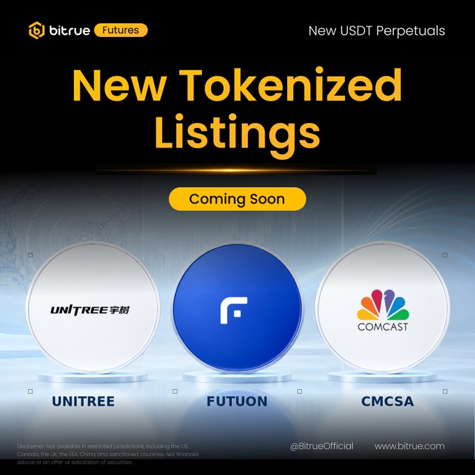 Bitrue Lists Perpetuals on Unitree Robotics, Futu and Comcast