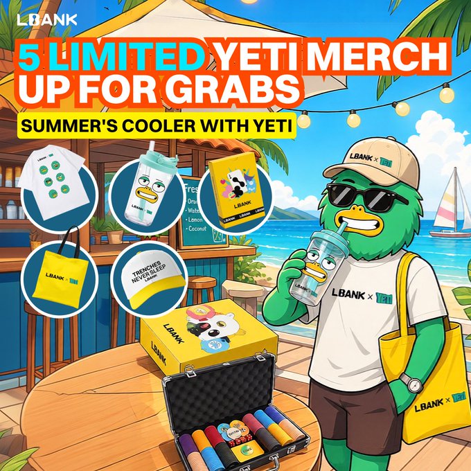 LBank Runs YETI Merch Giveaway and Staking Rewards Campaign