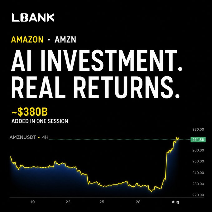 Amazon Adds $380B in Market Value as AWS Growth Accelerates