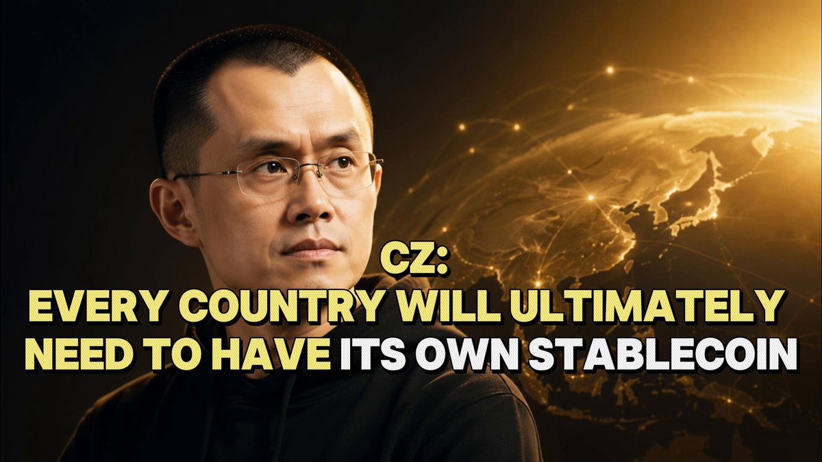 CZ: Every Country Will Eventually Need Its Own Stablecoin