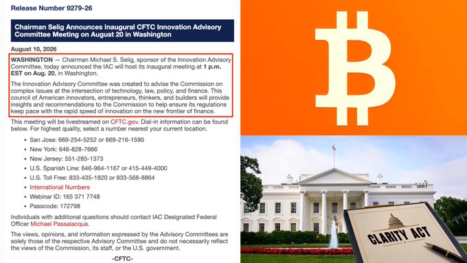 White House, SEC and CFTC Set Back-to-Back Crypto Meetings This Week