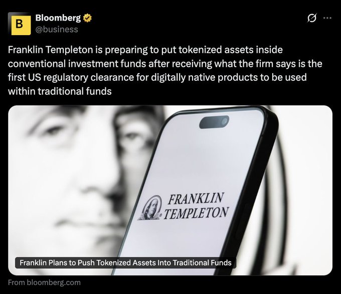 Franklin Templeton Wins SEC Clearance to Put Tokenized BENJI Into Its Funds