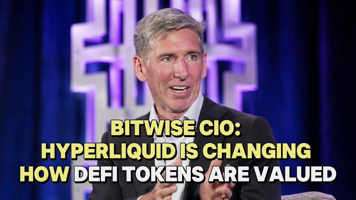 CIO Bitwise: Hyperliquid Ubah Cara Token DeFi Dinilai