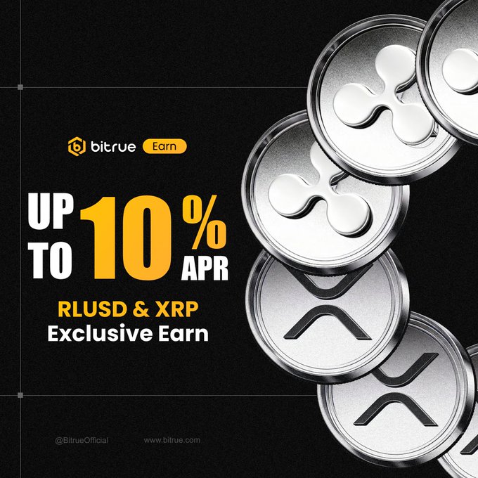 Bitrue Offers Up to 10% APY on XRP and RLUSD Flexible Staking