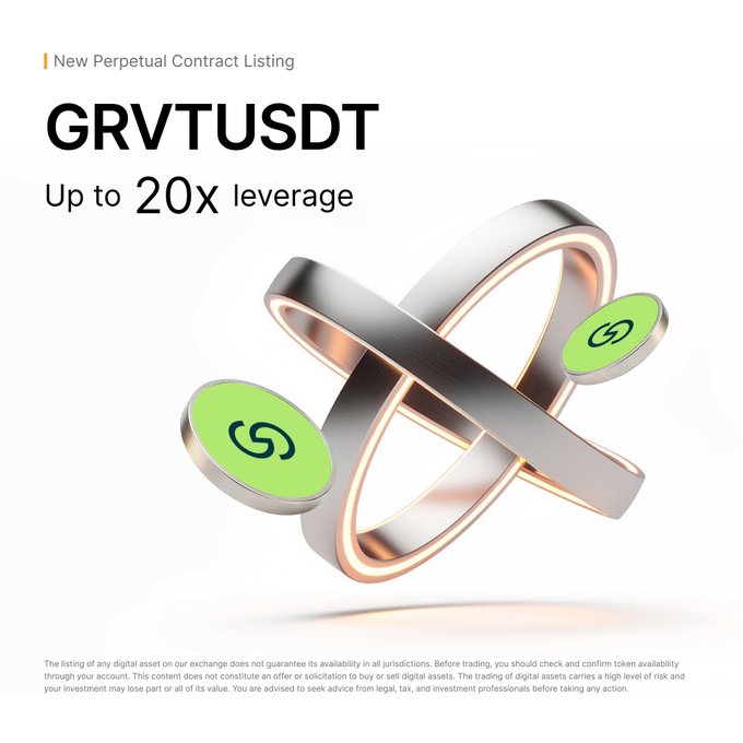 Bybit Lists GRVT Perpetual Futures With Up to 20x Leverage