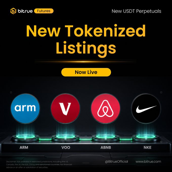 Bitrue Launches Perpetuals on ARM, Vanguard's VOO, Airbnb and Nike