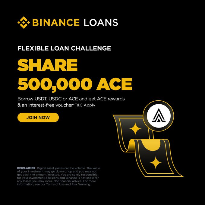 Binance's August Loan Challenge Offers Share of 500,000 ACE Tokens