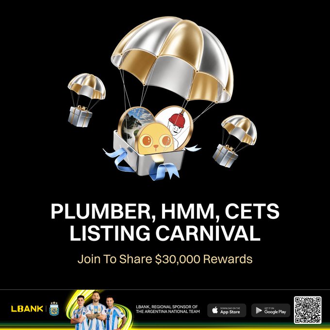 LBank Lists PLUMBER, HMM and CETS With $30,000 Campaign Pool