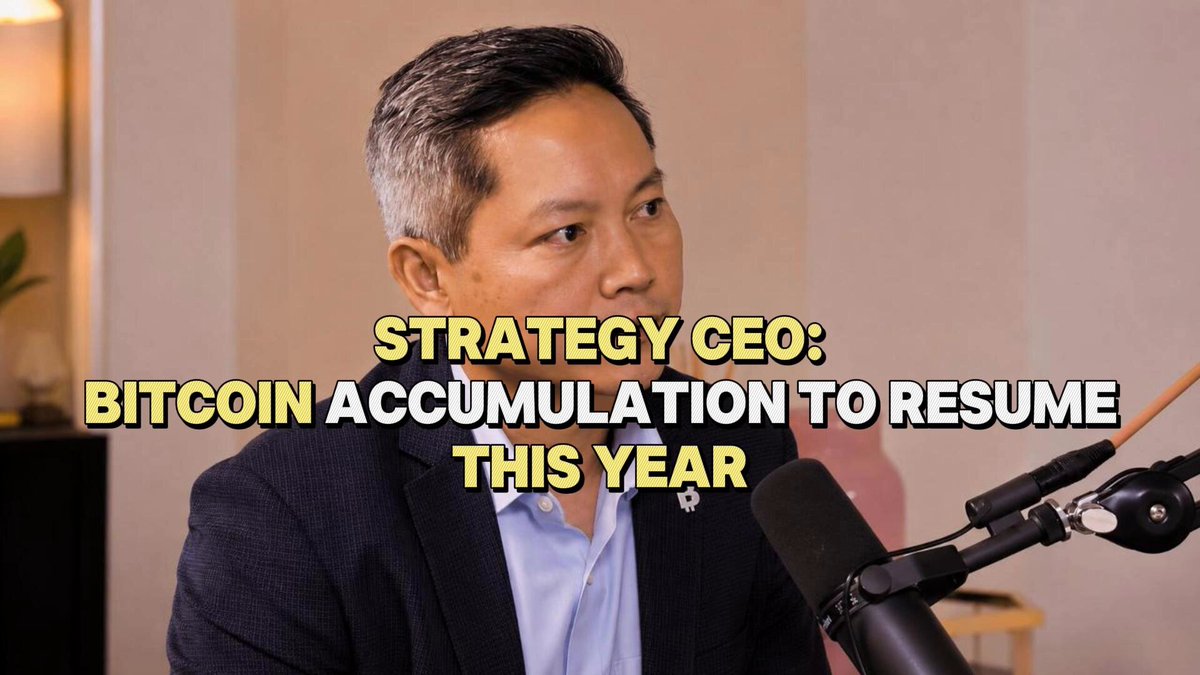 Strategy CEO Says Bitcoin Buying Resumes Later This Year