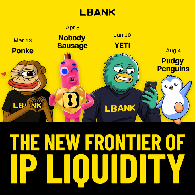 LBank Partners With Pudgy Penguins for 500,000 USDT Reward Campaign