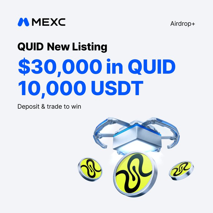 MEXC Opens $30,000 QUID Airdrop Campaign for Squid Router's New Token